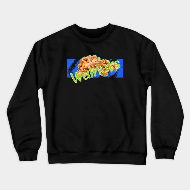 Walnuts Crewneck Sweatshirt by AuburnQuailart